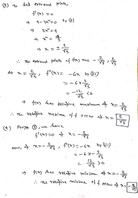 [solved] 1 Point Let F X 3 4x X Find The Open Intervals On