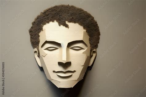 Mental Health And Mood Swings Concept Cardboard Head With Burnout Text