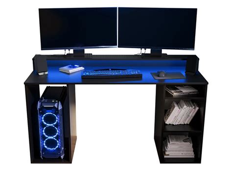 BIURKO GAMINGOWE Z LED Biurko Dla Gracza Gamer 1 ERLI Pl