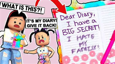 I Read My Daughters Diary And Found Out Her Big Secret She Got Exposed Roblox Bloxburg