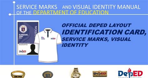 Standard Deped Identification Card Design Visual Identity Deped Tambayan