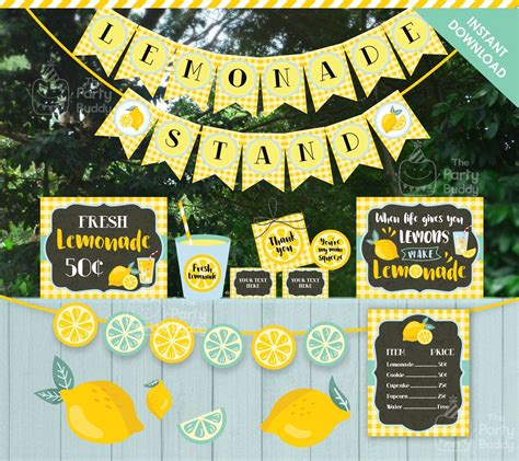 Lemonade Stand Decoration Ideas