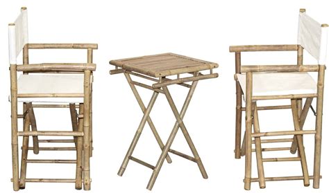 Bamboo Piece Bistro Set Wayfair