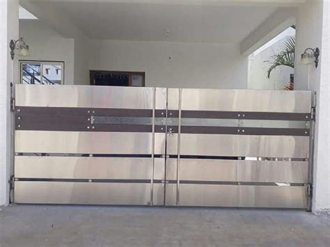 Stainless Steel Hinged Main Gate For Home At Rs 1200 Sq Ft In