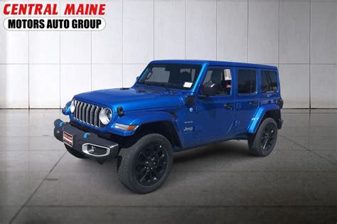 New 2024 Jeep Wrangler 4xe Sahara Sport Utility In Waterville Rc0150 Central Maine Chrysler