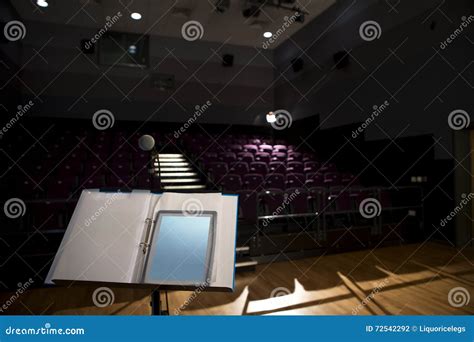 Empty Lecture Hall In College Stock Image 9021361