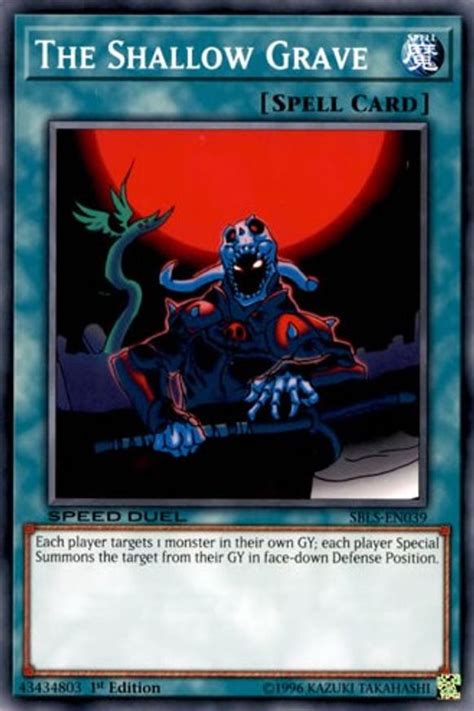 The Shallow Grave Speed Duel Arena Of Lost Souls Yugioh