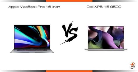 Compare Apple MacBook Pro 16-inch vs Dell XPS 15 9500 specs and ...