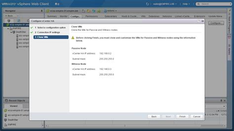 New Walkthroughs For VCenter High Availability VMware VSphere Blog