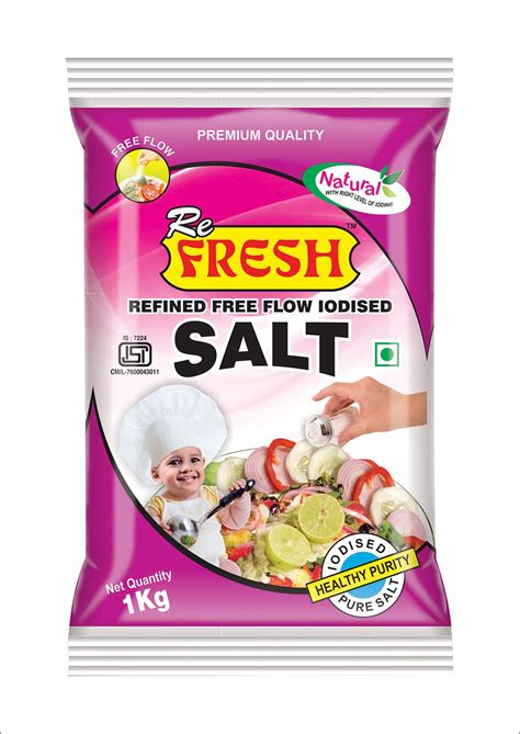 fresh salt iodine salt iodised salt aa aa