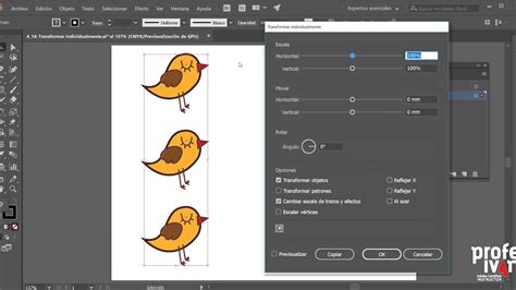 Transformar Individualmente Objetos En Adobe Illustrator Youtube