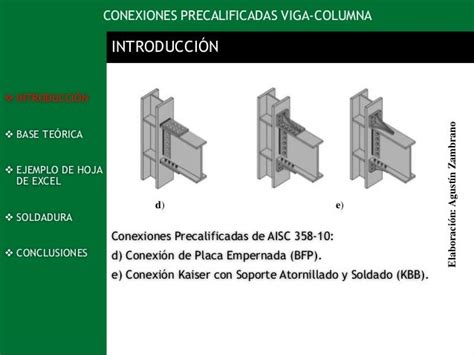 Diseño De Conexiones Viga Columna En Estructuras Metalicas