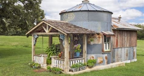 Grain Silo Converted Into Tiny Home