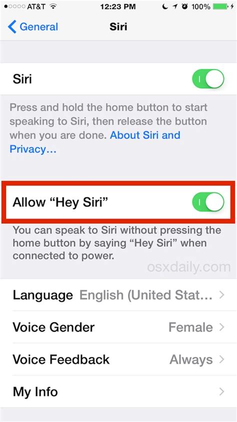 How To Enable Hey Siri In Ios To Activate Siri With Voice Only For A