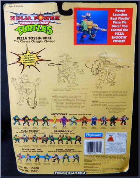 Pizza Tossin Mike Reissue Teenage Mutant Ninja Turtles Ninja Power Playmates Action Figure