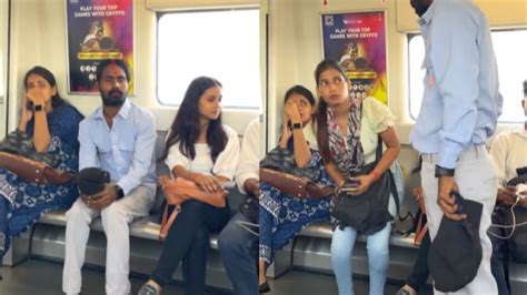 दिल्ली मेट्रो में सिंदूर लगा कर पहुंचा शख्स, Video देख चौंक जाएंगे आप ...