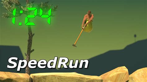 Getting Over It Speedrun in 1:24 - YouTube