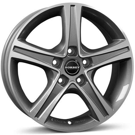 Borbet Cwd Mistral Anthracite Polished Alloy Wheels Van Wheels