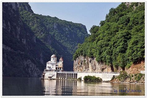 Iron Gate Danube River Romania Eisernes Tor An Der Donau