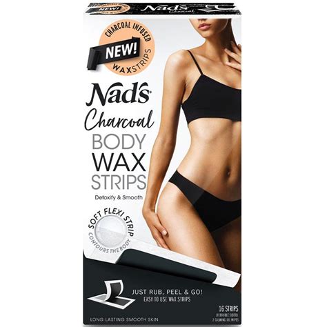 Buy Nad S Charcoal Body Wax Strips 16 Pack Online At Chemist Warehouse