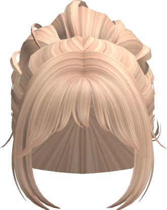 Y K Summer Messy Bun Blonde Black Hair Roblox Lisa Hair Brown