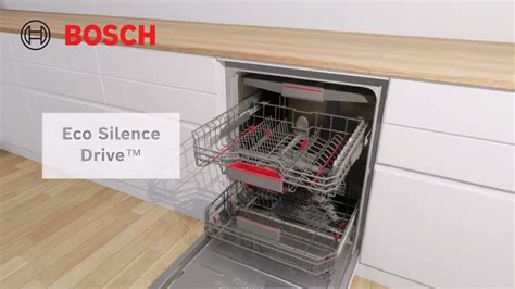 Bosch Dishwasher Features Eco Silence Drive Youtube