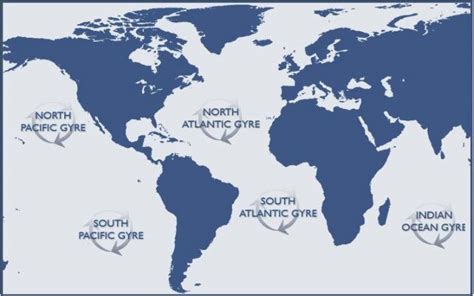 Map of 5 oceanic gyres | Download Scientific Diagram