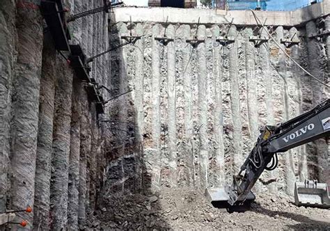 Pantalla De Sostenimiento Para Edificio Residencial En Vallecas Rodio