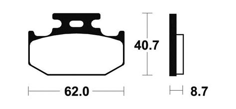 20937 GESINTERTE BREMSBELÄGE MO132 kompatibel mit KAWASAKI KX 125