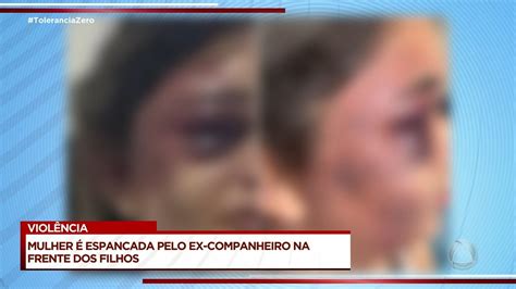 Mulher é espancada pelo ex companheiro na frente dos filhos em Aracaju