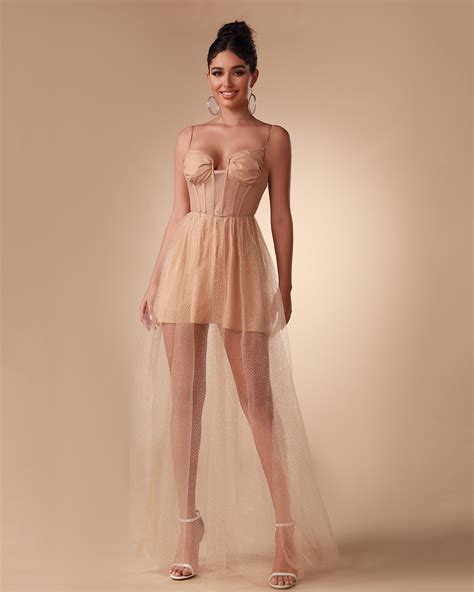 Rochie Nude Bellas Scurta Nourra Design