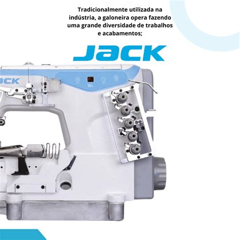 Maquina Cobertura Jack Direct Drive 220v RC Máquinas de Costura