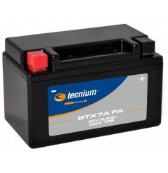 Batterie Moto Tecnium BTX7A FA YTX7A BS