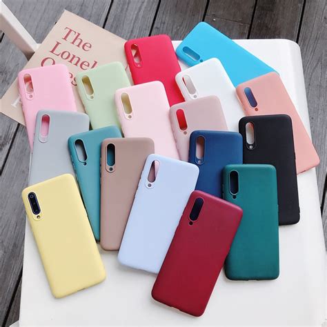 Capa Flexível De Silicone Tpu Cor Pastel Para Xiaomi Mi 9 Lite Mi 8