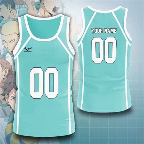 Haikyuu Swimsuits Personalized Aoba Johsai Libero Unisex Tank Tops