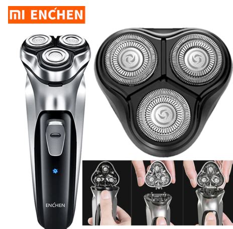 Xiaomi enchen blackstone barbeador elétrico navalha elétrica 3d cabeça