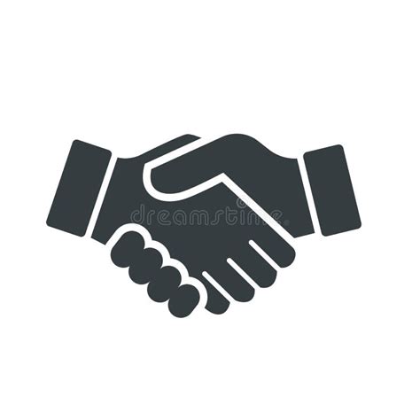 Handshake Icon Stock Vector Illustration Of Abstract