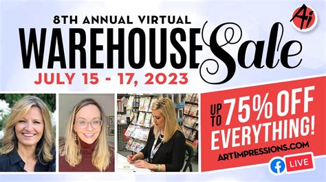 Ai Warehouse Sale 2023 Save The Date Youtube