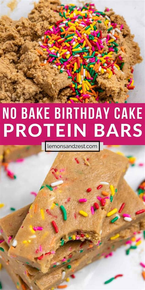 Birthday Cake Protein Bars Artofit