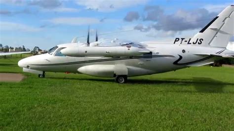 Mitsubishi Mu 2 Marquise Landing On A Short Grass Runway Youtube