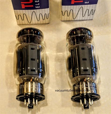 Tung Sol Factory Platinum Matched Pair Two Kt120 Power Tubes Vacuum