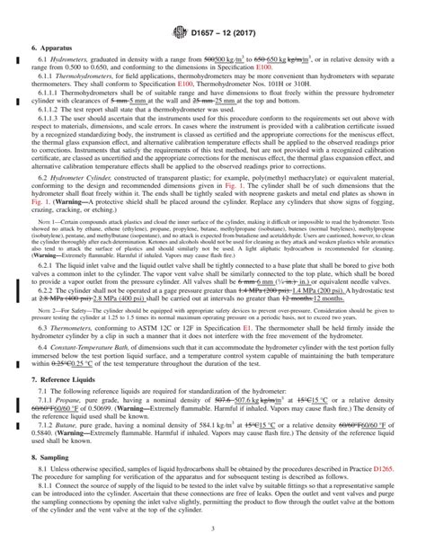 ASTM D1657 12 2017 Standard Test Method For Density Or Relative