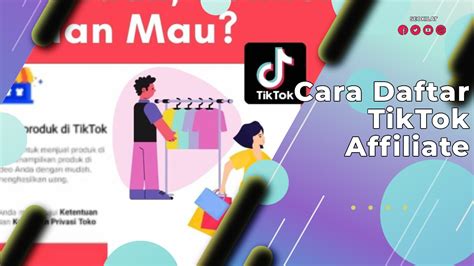 Cara Daftar TikTok Affiliate SEO KILAT