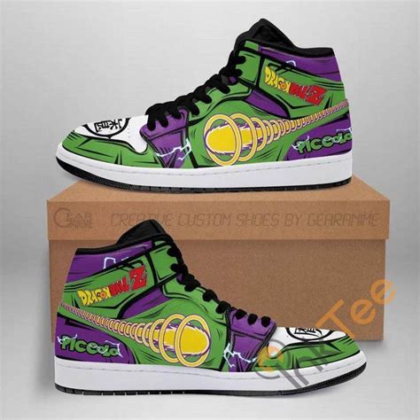 Piccolo Dragon Ball Z Anime Custom Sneakers It Air Jordan Shoes