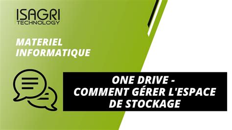 Materiel One Drive Comment G Rer L Espace De Stockage Youtube