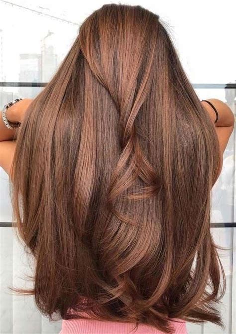 48 Fantastic Chocolate Brown Long Hairstyles To Create In 2019