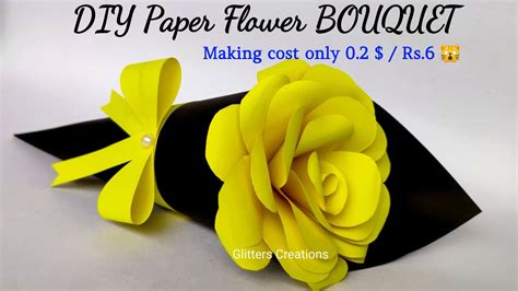 How To Make Paper Flower Bouquet For Birthday Best Flower Site