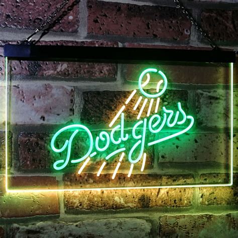 Los Angeles Dodgers Logo 1 Led Neon Sign Neon Sign Led Sign Shop What S Your Sign