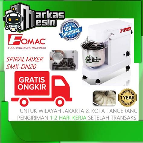 Jual Ter Update Spiral Mixer Mesin Pengaduk Adonan Spiral 20 Liter Smx