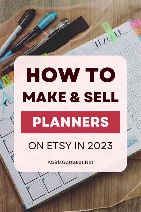 How To Make Money Selling Planners On Etsy Travailleuse